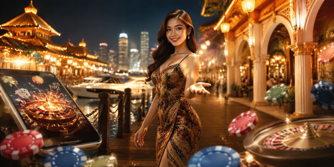 Aplikasi kasino dari Sarawak yang menunjukkan antara muka selamat gaya Melayu